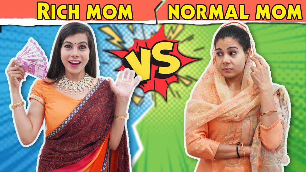 Rich Mom Vs Normal Mom | Sanjhalika Vlog