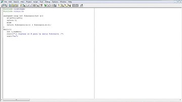 La serie del fibonacci en c++