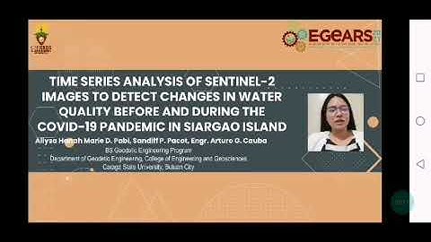 O-EENR-5  TIME SERIES ANALYSIS OF SENTINEL-2 IMAGES TO DETECT CHANGES IN WATER QUALITY...