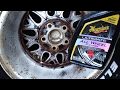 Meguiar's ultimate all wheel cleaner test review on a 20 year old rim thats never been clean wow