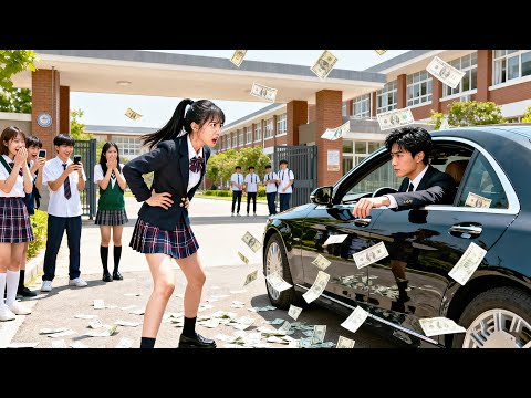 A Cute Girl Is Hit By A CEO On His Bike And He Coldly Throws Money To Send Her Away 
