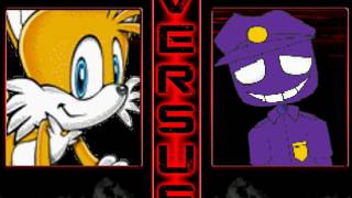 M.u.g.e.n Tails & Sandy Cheecks Vs Purple Guy & Penny Fitzgerald