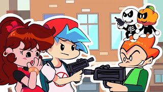 Boyfriend rescues Girlfriend from the building | Friday Night Funkin' Animation | LM Media