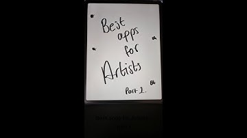 Best Apps For Artists | Part 1