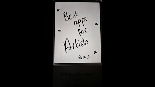 Best Apps For Artists | Part 1
