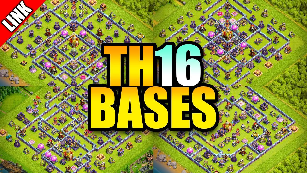 NEW BEST TH 16 WAR/FARM BASES + LINK - YouTube