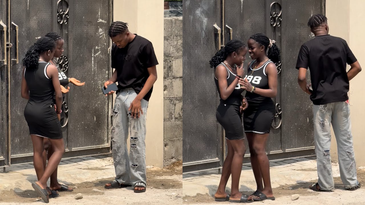 Twins was carried away with what they saw not knowing it’s prank #funny #prank