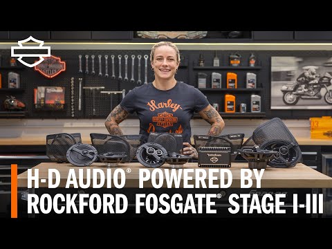 Harley-Davidson Audio Powered by Rockford Fosgate Stage I, II, and III Overview