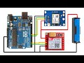 Sim800l gps tracker  send gps data to server using arduino and php