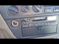 1995 Toyota Camry Radio removal and install