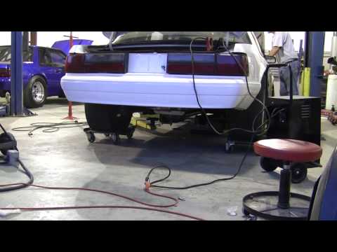 "Chad Waters" Mustang @ "CMW Motorsports" starting...