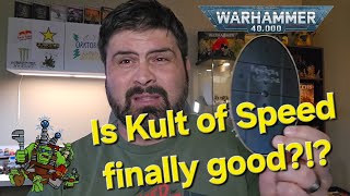 Is the Kult of Speed Detachment finally good for Orks in competitive 40K