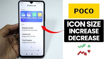 How to Increase/Decrease Icon Size on Any Poco Phone