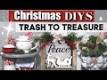 DIY Christmas Thrift Store Makeovers | Trash To Treasure DIY Christmas Crafts | Krafts by Katelyn