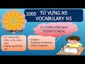 TANGO N5 - Chương 5- Chapter 5 - はじめての日本語能力試験 N5単語 1000 - Vocabulary N5 - Từ Vựng N5