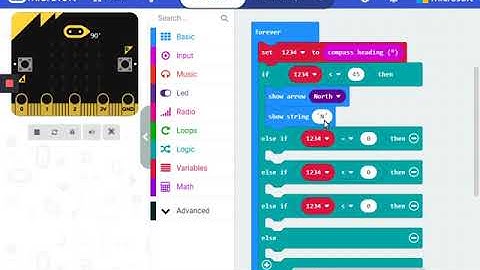 ครูโต้ Microbit 04 เข็มทิศ