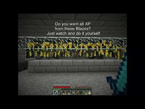 MINECRAFT - TOP 5 XP FARMS! (Enderman, Blaze, Spider an 