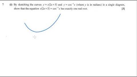 OCR C3 June 2016 q7i - A2 Maths - Iterative/Numerical Methods