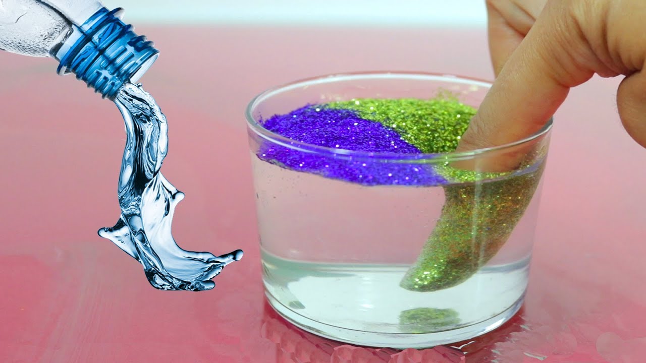 ASMR WATER SLIME RECIPE How to make Water Jiggly Slime at Home - KidzTube