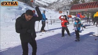 Mario Lopez Gets in a Snowball Fight at Sundance screenshot 3