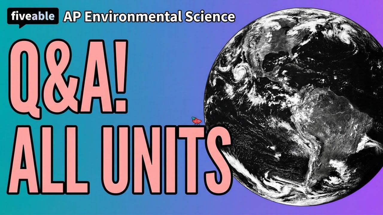 AP Environmental Science - Q&A: All Units & Exam Prep