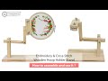 Embroidery & Cross-Stitch Hoop Stand - How to assemble it & use it?