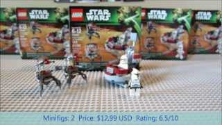 LEGO Star Wars 75000 Clone Troopers vs. Droidekas Review