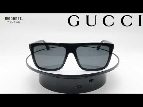 GUCCI GUC-GG-0748S-001 サングラス ブラック グッチ - YouTube