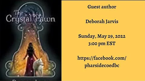 PharSide Pholios presents guest author Deborah Jar...