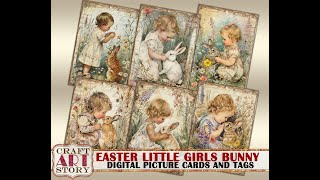 Vintage Easter little girls by SharmStudio 417 views 2 months ago 1 minute, 25 seconds