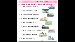 Std:2nd State board English Balbharti lesson 3.3 Let’s Speak  | unit 3.3 Let’s Speak