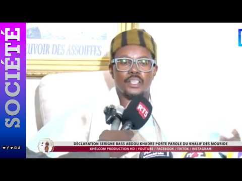 TOUBA - Ndigël du Khalif   sur les charrettes droguées et sur la délinquance  Cheikh Bass