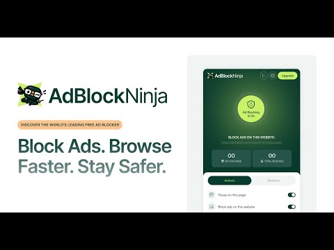 AdBlock Ninja – Block Ads, Boost Privacy, and Browse Faster video preview 2
