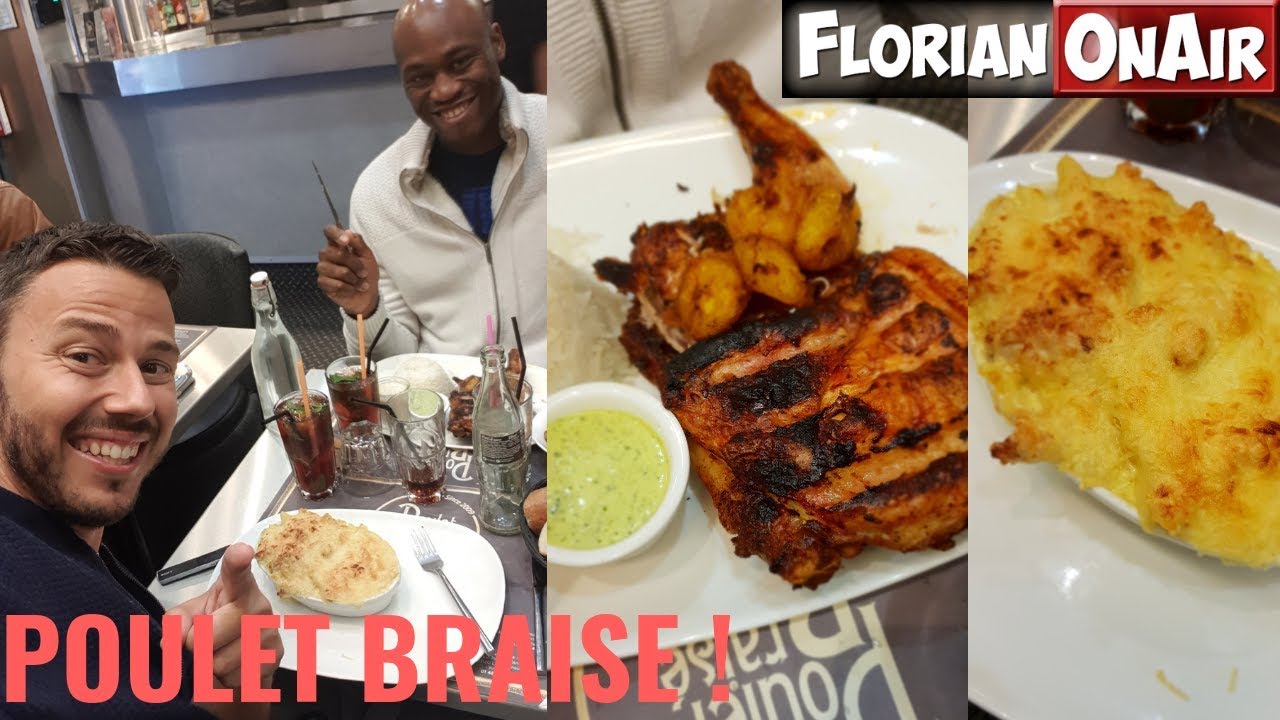 DEGUSTATION chez "Poulet Braisé" GRATINADE POULET, WRAPS et leur