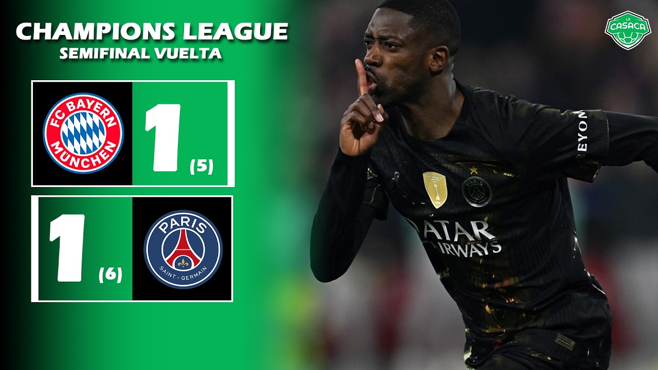 PSG ELIMINÓ AL BAYERN MÚNICH Y JUGARÁ LA FINAL DE LA CHAMPIONS FRENTE ...
