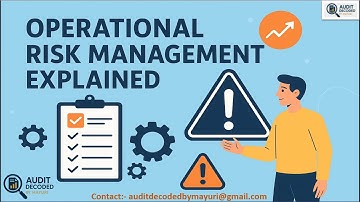 Operational Risk Management Explained | Complete Deep Dive (Big 4 Level) |  Step-by-Step Guide