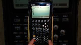 HP 50g RPN/RPL programming simple applet with form to input data and calculate on it.