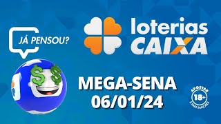 Resultado da Mega Sena Concurso no 2672  06 01 2024