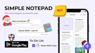 Notes: Notebook, Simple Notes, Notes, Notein, Notepad - simple notes, Colornote Notepad Notes To do screenshot 5