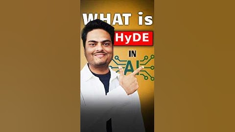 How AI "Guesses" Answers: HYDE Explained Simply #ai #ml #HyDE #aiconcepts #aianswers #shorts #data
