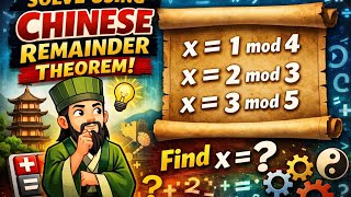 Lesson # 3 Solving system of congruences equation using Chinese remainder theorem