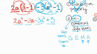 GED® Math: Simplifying Alg Expressions with Distribution (1.8, Adv, # 12)