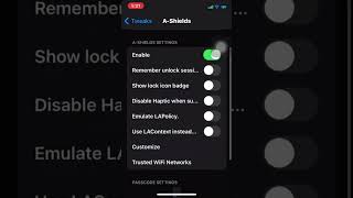 App Lock 🔐 for iPhone Any app lock with A-Shield Jailbreak tweak👍😊 screenshot 4