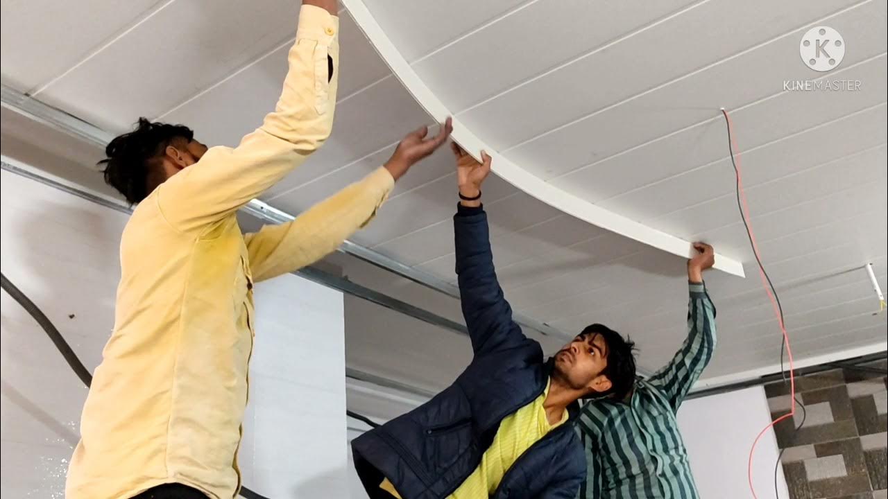 how to installation pvc ceiling design pvc ceiling design for