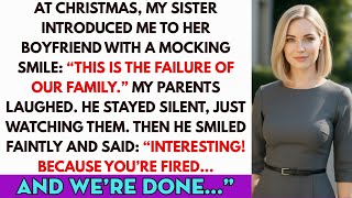 At Christmas Dinner, My Sister Humiliated Me in Front of Her CEO Boyfriend…But Then He Fired Her...