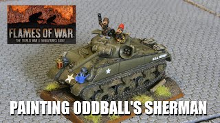 How to Paint Oddballs Sherman for Flames of War