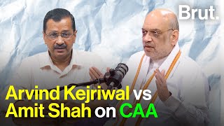 Arvind Kejriwal vs Amit Shah on CAA