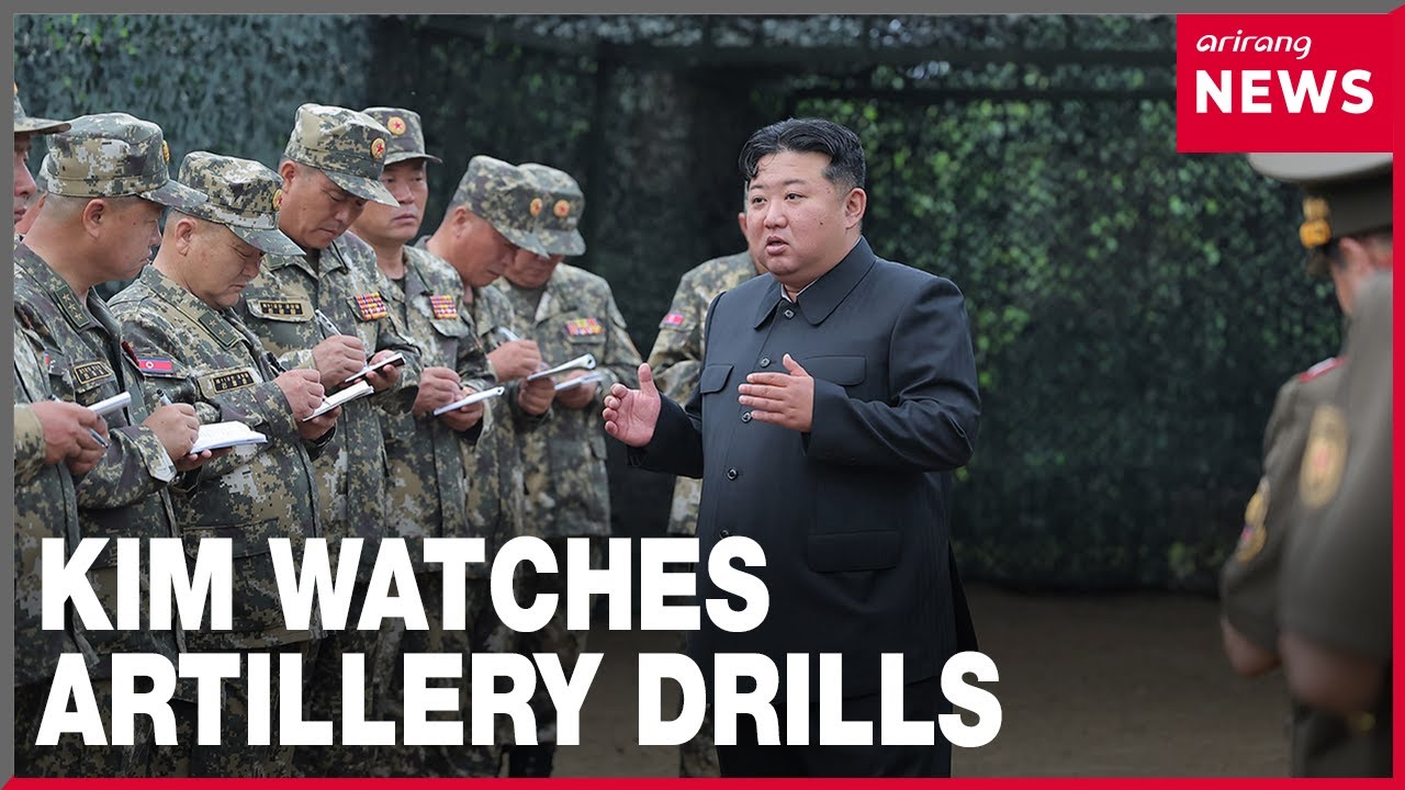 Kim Jong-un calls for 'hostile perspective' in artillery drills