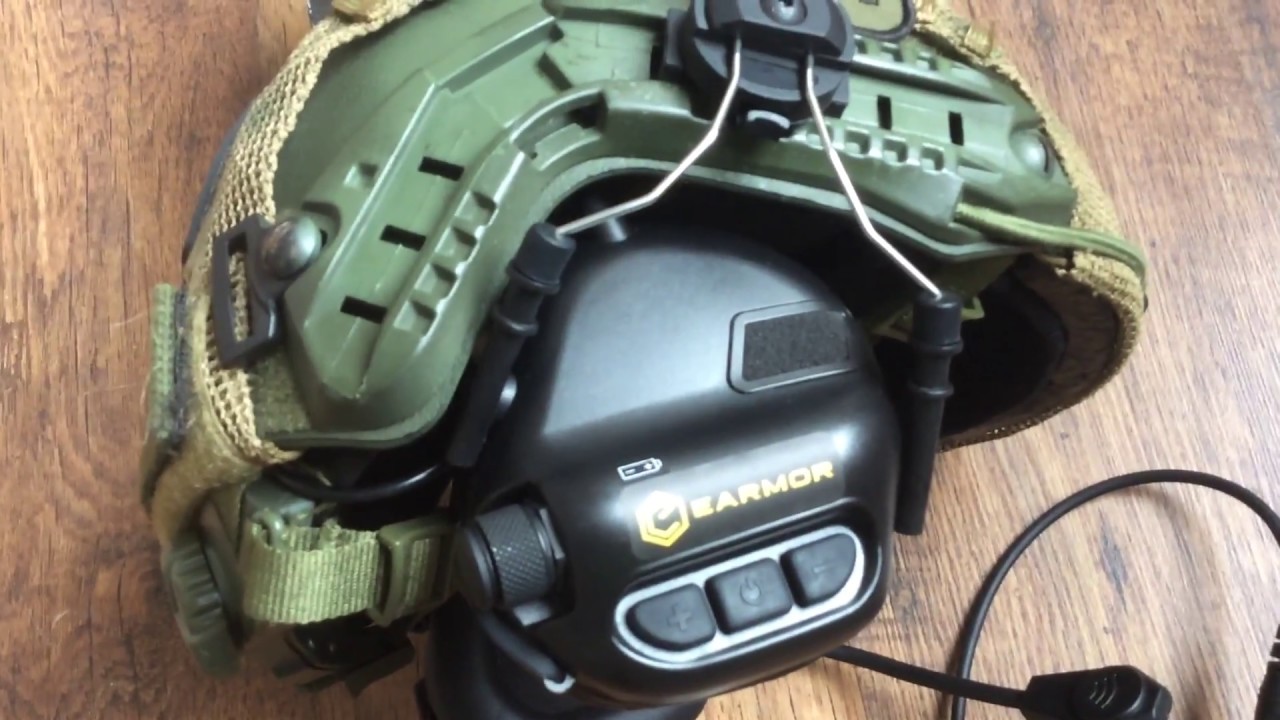 Helmet Rail Hearing Protection