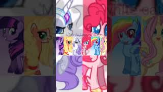 MLP mane 6 edit g5 concept/ MLP edit picture/ MLP G4 edit g5 generation 5 ganeration 4